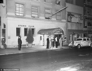 The Stork Club, image courtesy of The Daily Mail.