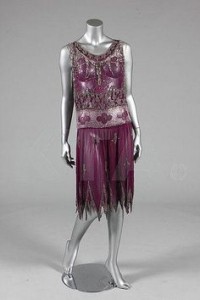 This dress would have been similar to the one Poppy wore to Oscar's Jazz Club with vandyked hem and sequins overlay. Courtesy of https://www.pinterest.com/momofrachel/fashion-art-deco-1920-1940/