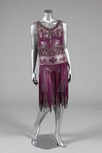 This dress would have been similar to the one Poppy wore to Oscar's Jazz Club with vandyked hem and sequins overlay. Courtesy of https://www.pinterest.com/momofrachel/fashion-art-deco-1920-1940/