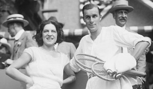 Suzanne Lenglen and Bill Tilden, singles champions at the 1920 Wimbledon Championships