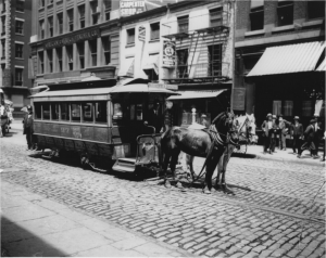 trolley car